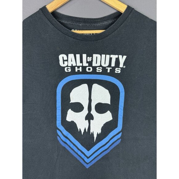 Vintage Y2K Call Of Duty Ghosts Video Game XBOX Playstation Nintendo Promo 2XL T - Picture 3 of 11